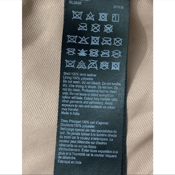 All Saints Dalby Pink or Mauve Leather Jacket - Picture 6 of 9